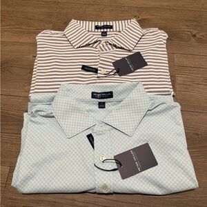 ❗️BUNDLE SALE❗️Peter Millar Men's Striped and Patterned Shirts